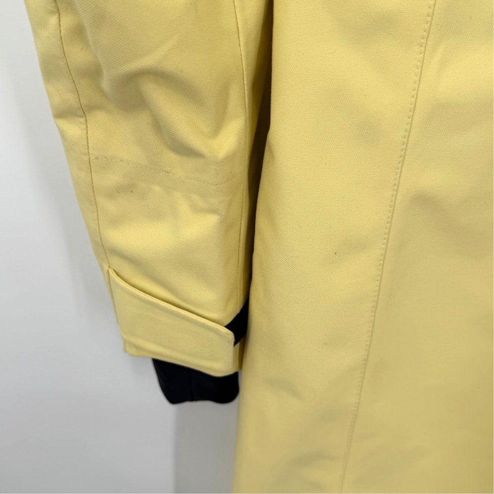 Nwt Alder Lemon Yellow Zippered Rain Or Shine Women's Coat Size Xs — image 5 of 8
